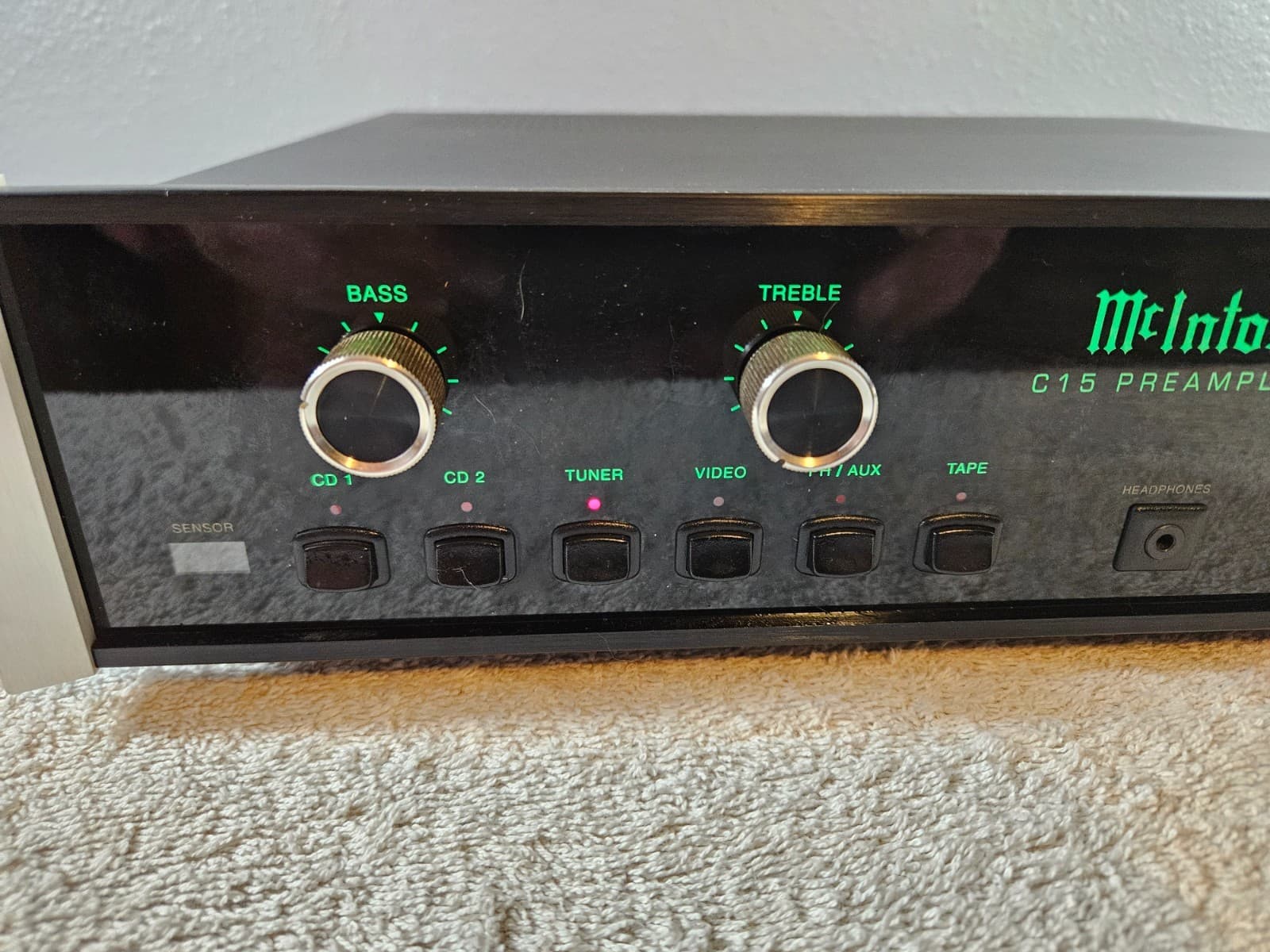 McIntosh C-15 Preamplifier - MINT - With Remote, Original Box 2