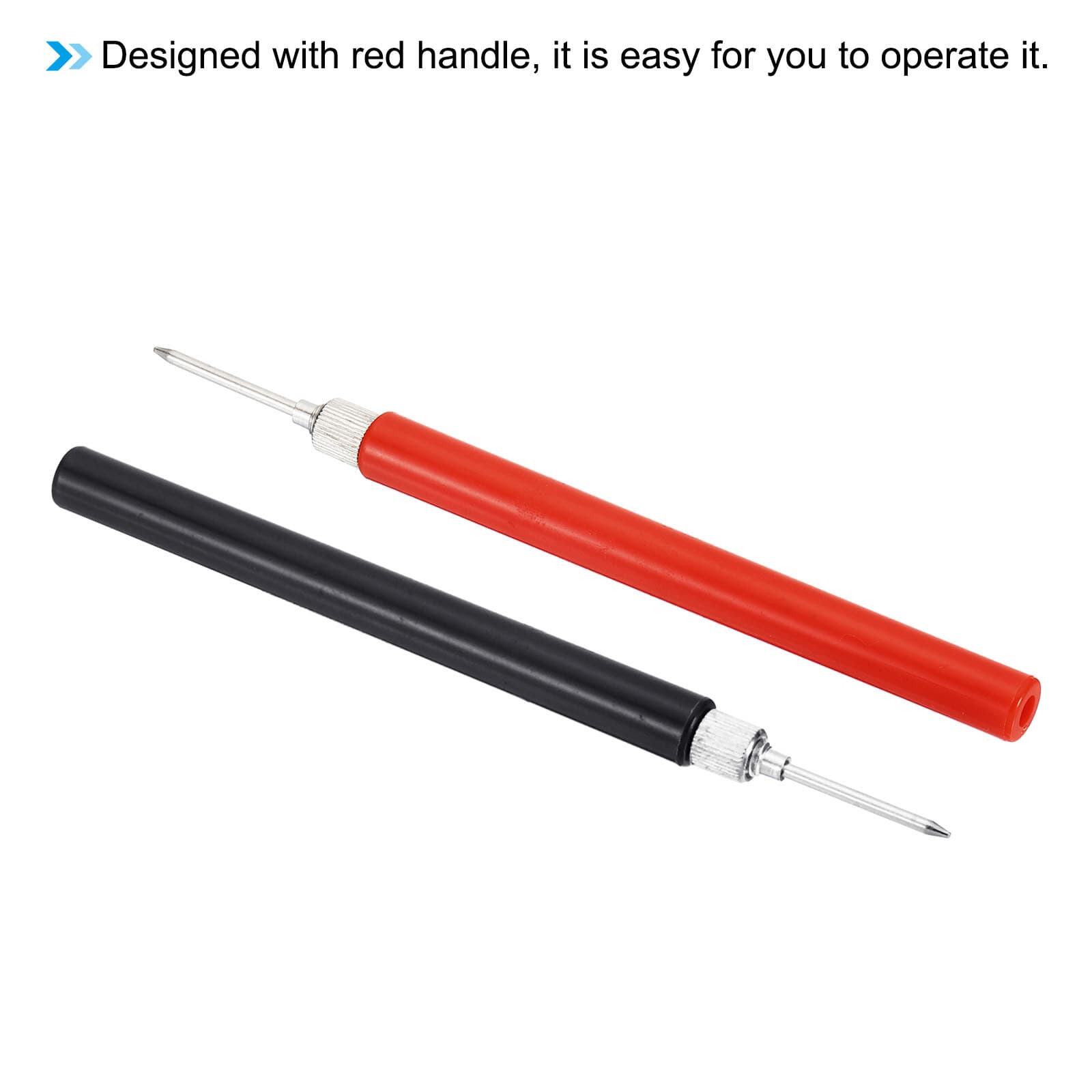 2mm Test Probes, 4 Pcs Multimeter Test Lead Extention Probe Needle, Red Black 5