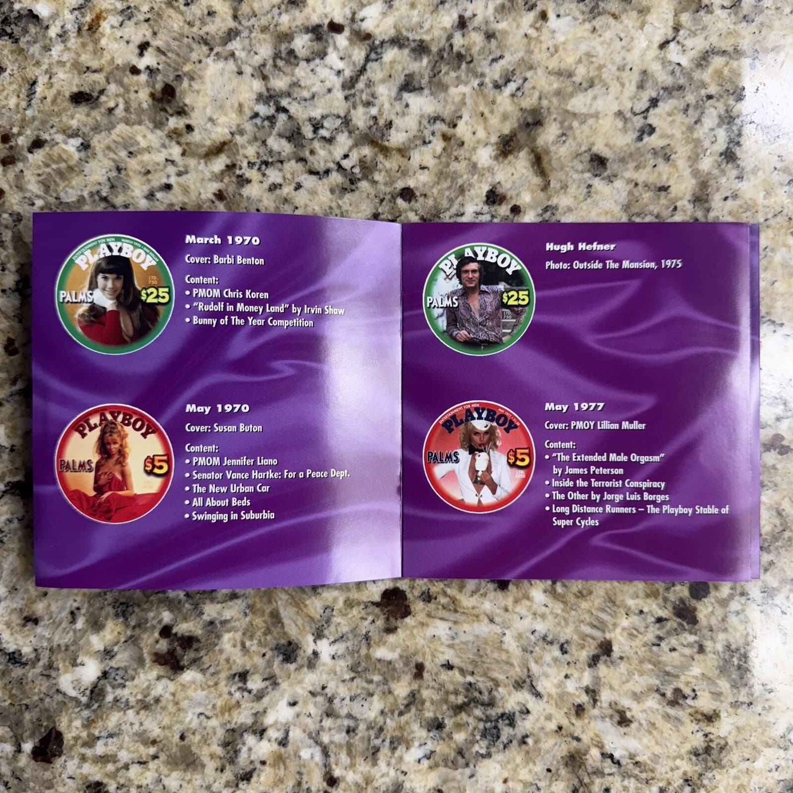 Las Vegas Palms Playboy CD Case For Commemorative Chips 5