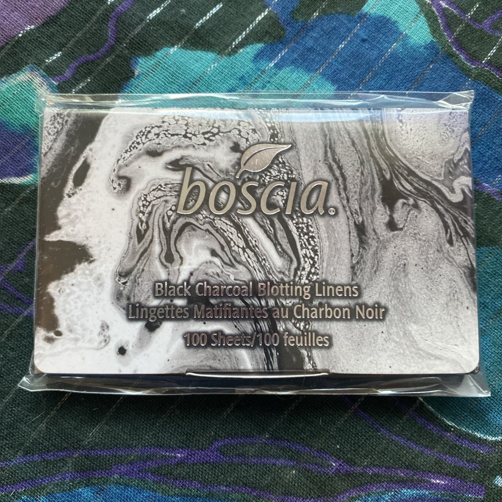 LOT OF 2 BOSCIA Blotting Linens - Lavender/Charcoal - 100 Sheets Each - SEALED🍑 5