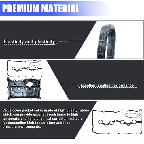 Sorello VS50892 22441-2GGB0 Engine Valve Cover Gasket Set Compatible with Kia  5