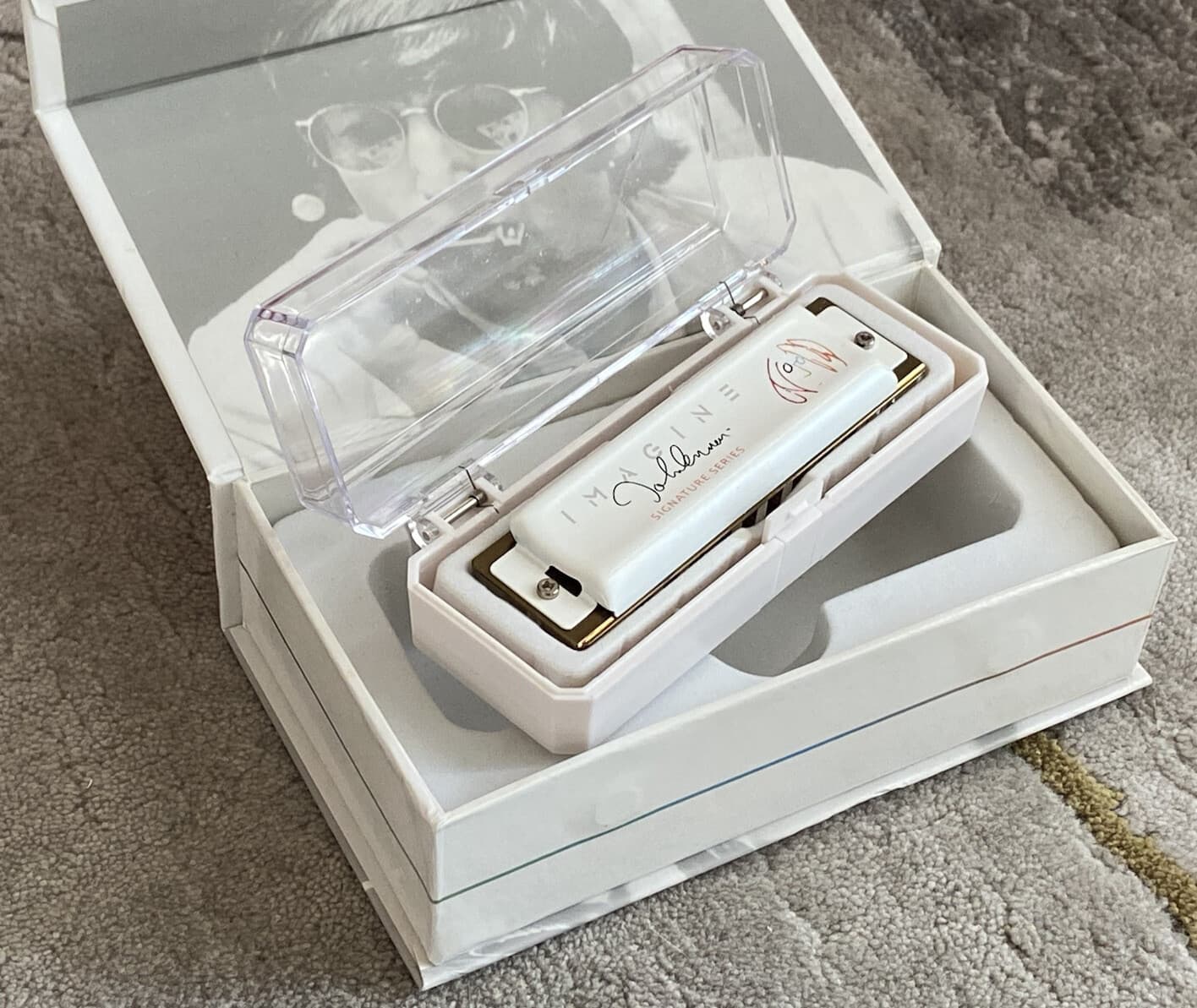 HOHNER🎶JOHN LENNON "Imagine" signature series harmonica key of C 3