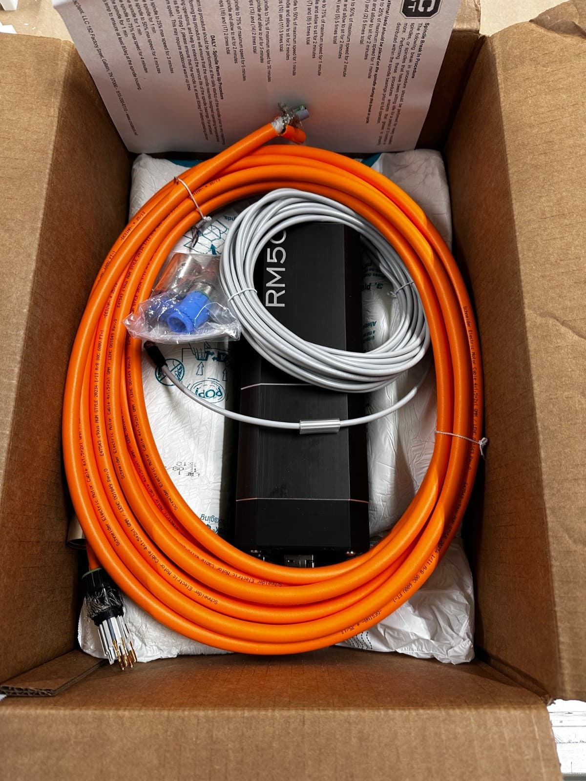 RM50 ATC CNC Depot spindle package, New un-used 3