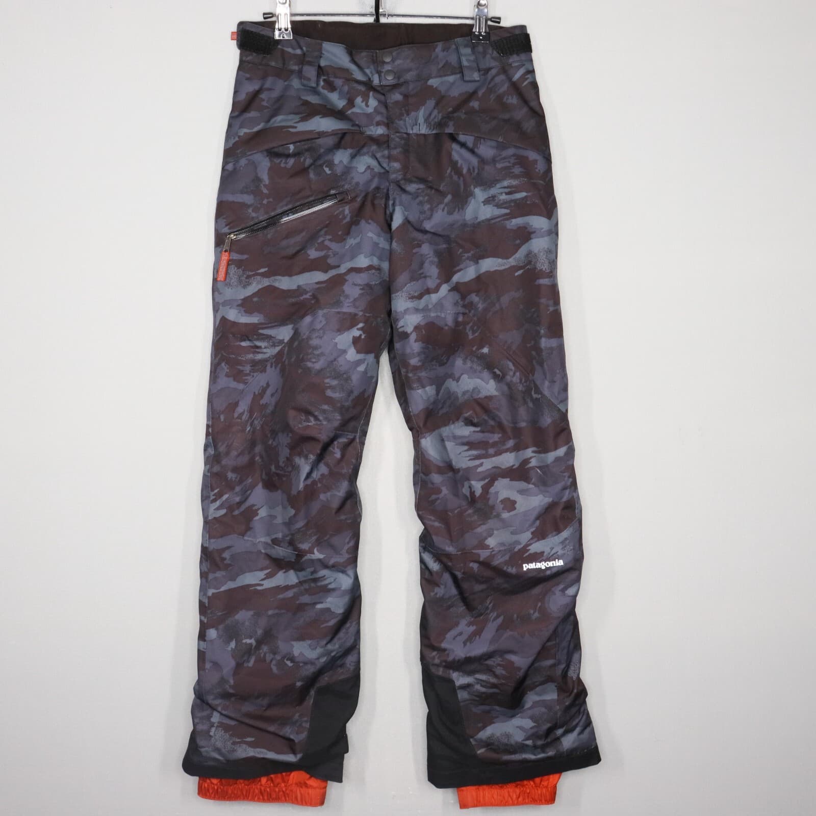 Patagonia SnowShot H2NO Ski Snowboarding Pants Youth Size XL Blue Camo 68490