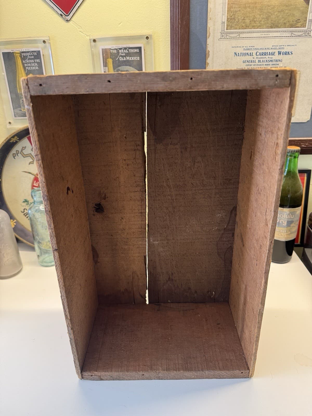 POINT LOMA BRAND Klauber Wanganheim San Diego, Cal Wood Fruit Shipping Box Crate 2