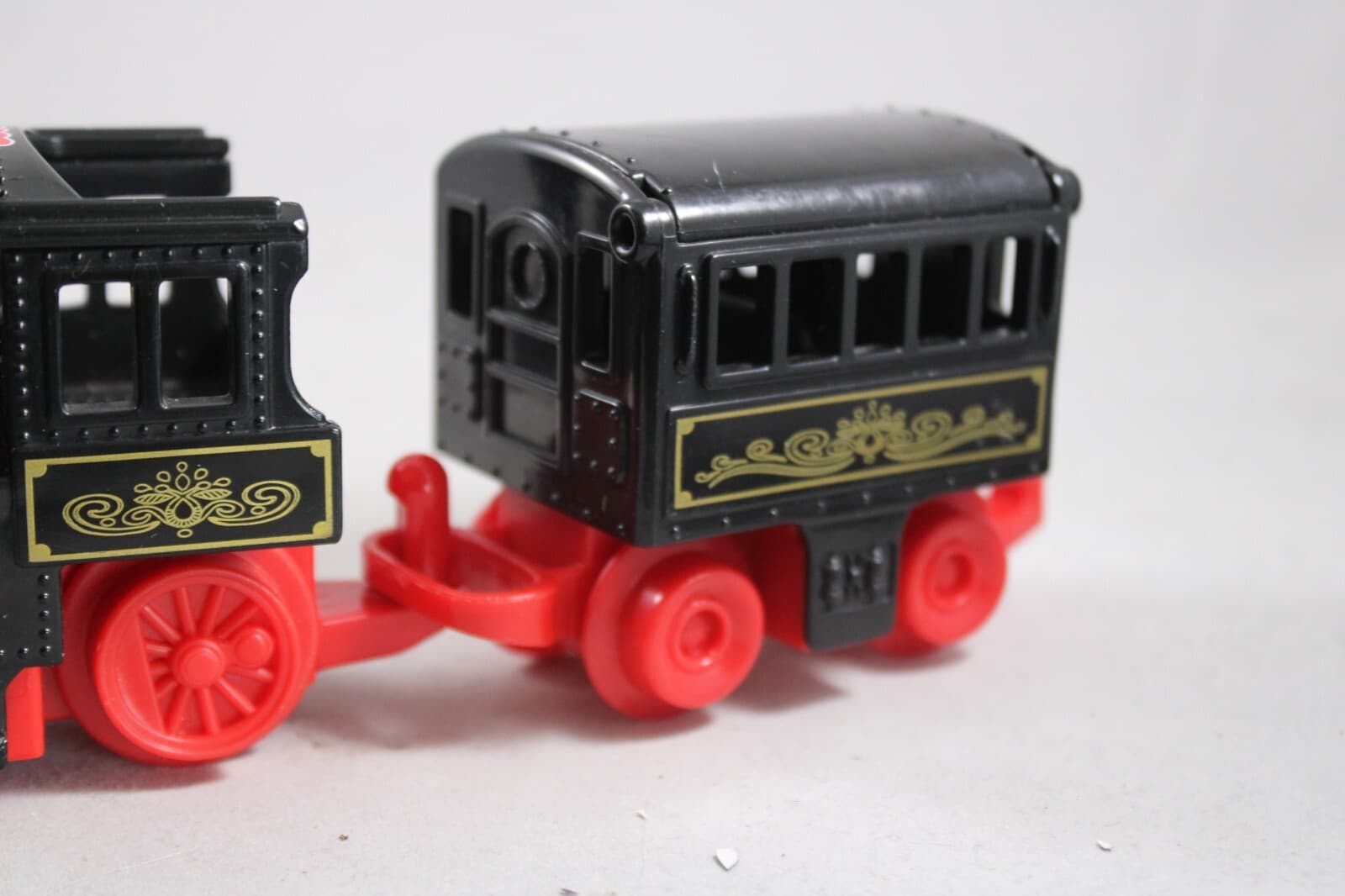 Fisher Price GeoTrax Most Generous Team Sheffield Jenkins Black Engine & Car 6