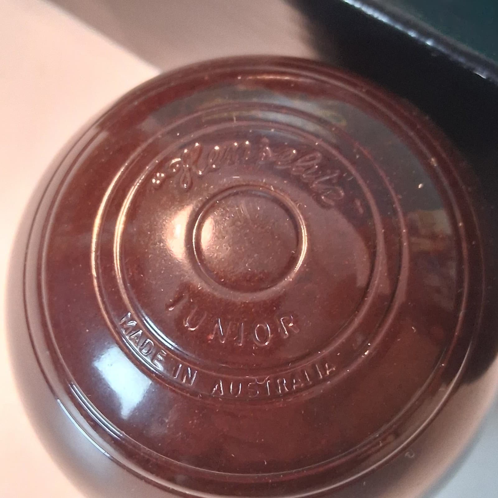 Vintage 1980’s Henselite Indoor Carpet Bowling Set 8 Biased Balls Original Box 5