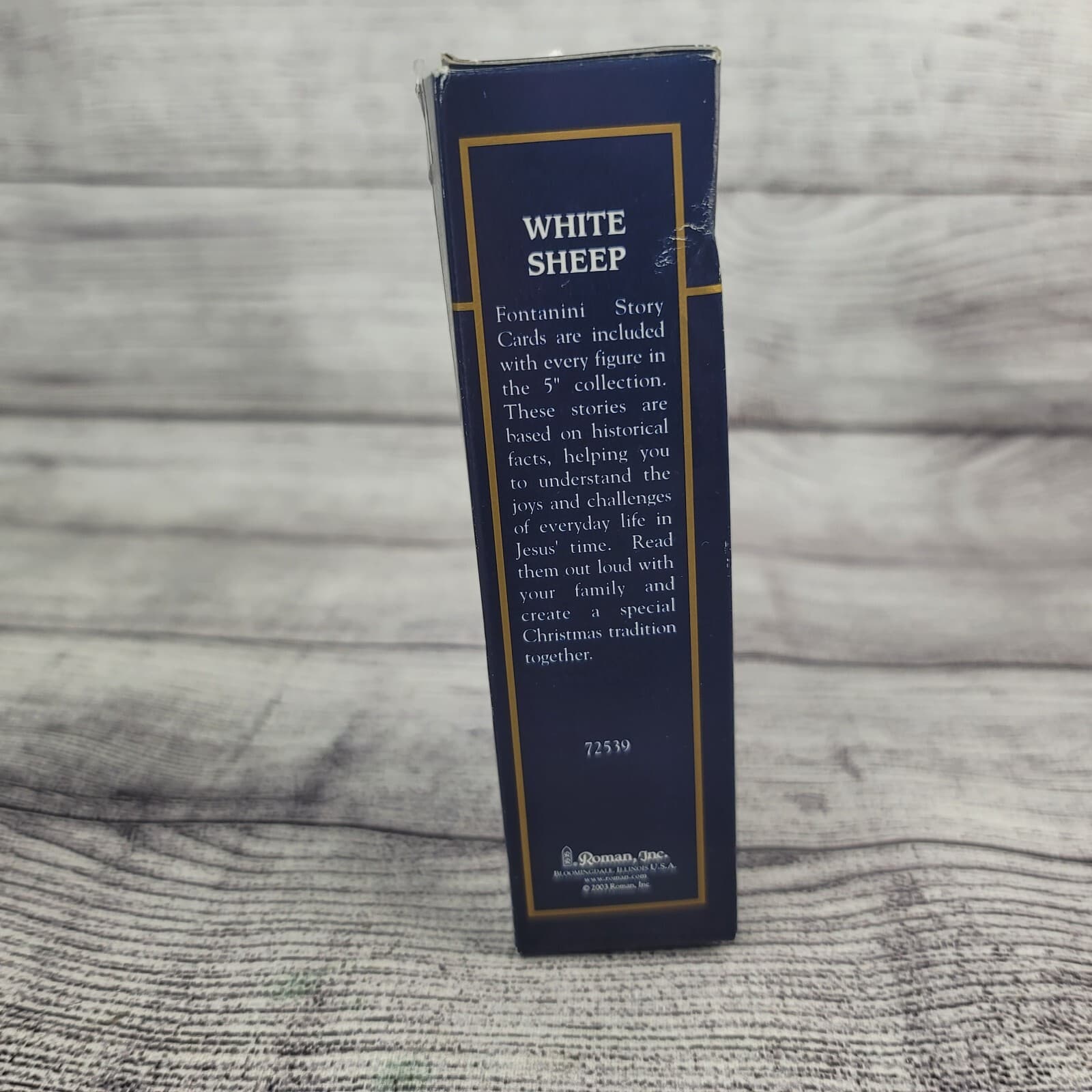 Fontanini White Sheep 5” Collection Figures Christmas Nativity 72539 Box Card 4