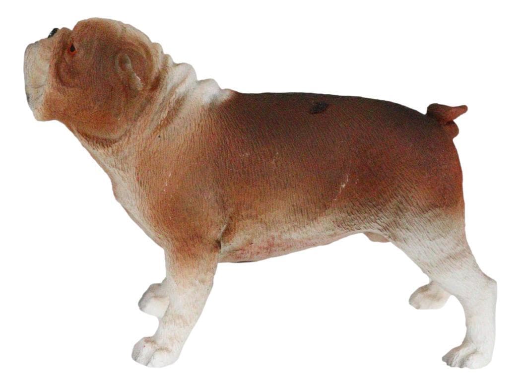 American Pedigree Dogs Lifelike Bulldog Bull Puppy Dog Miniature Figurine 3