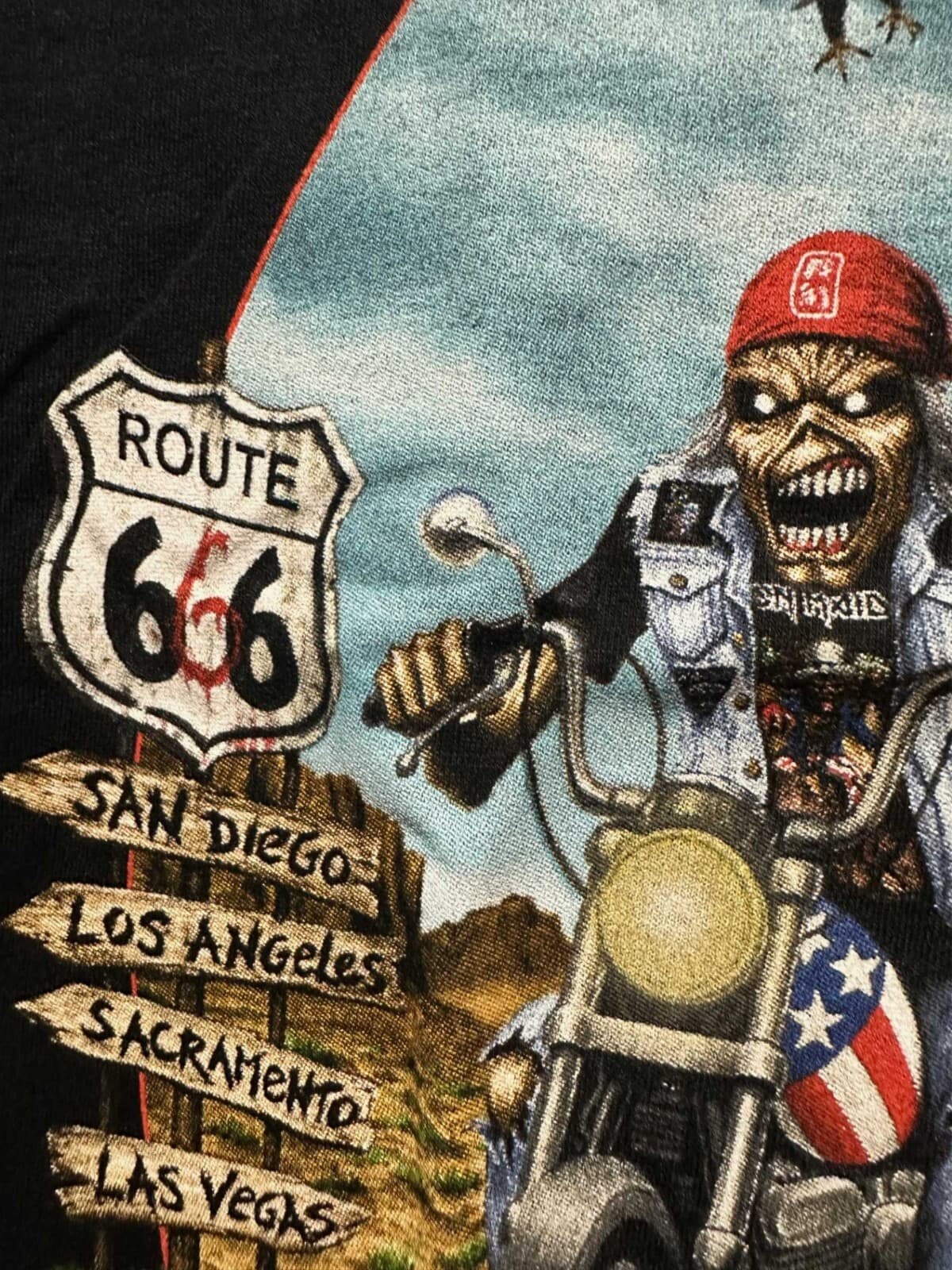 IRON MAIDEN FUTURE PAST CALIFORNIA T SHIRT BRAND NEW BLACK XL EXCLUSIVE EVENT 4