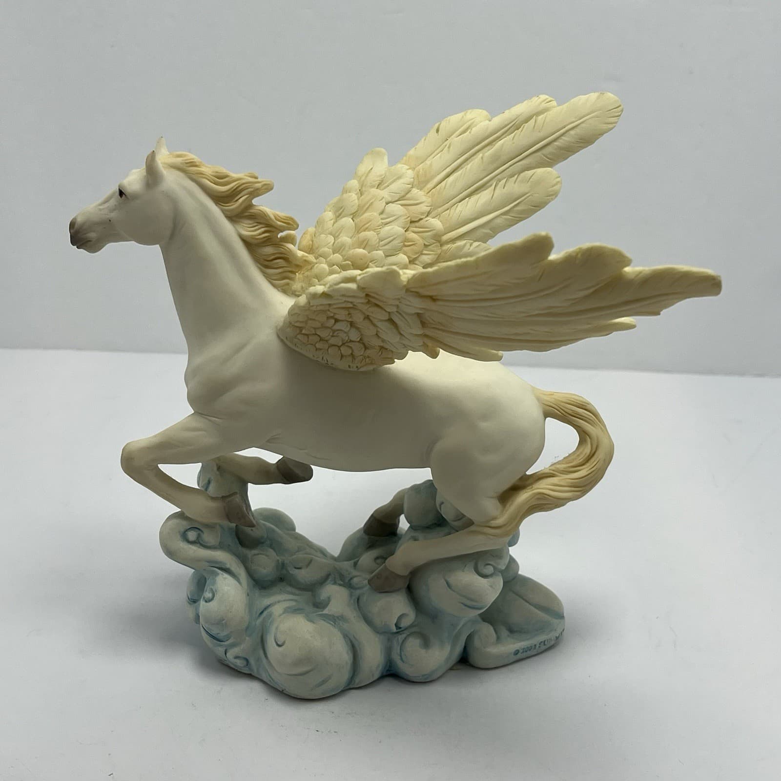 Vintage Pegasus On Clouds Flying Wings 2001 Pacific Giftware Resin Figure 5