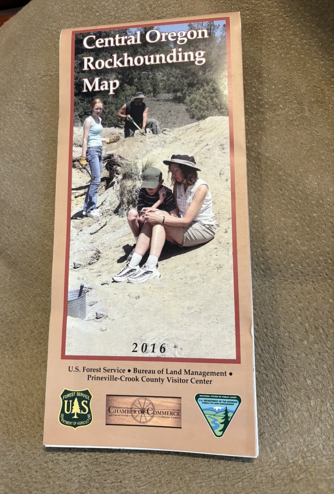 Central Oregon Rockhounding Map