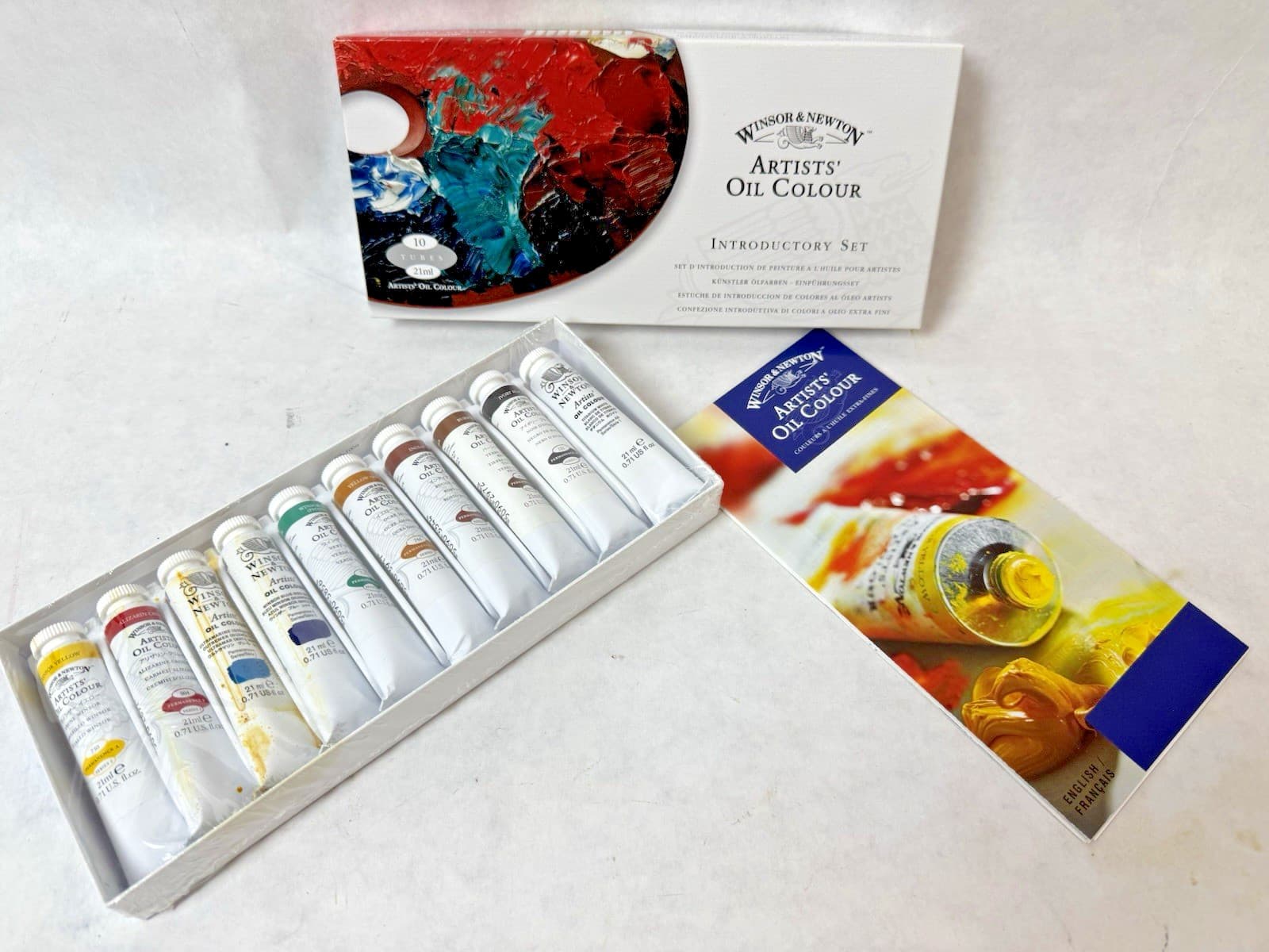 Winsor & Newton Artists Professional Oil Color Introductory Set of 10 NEW IN BOX
