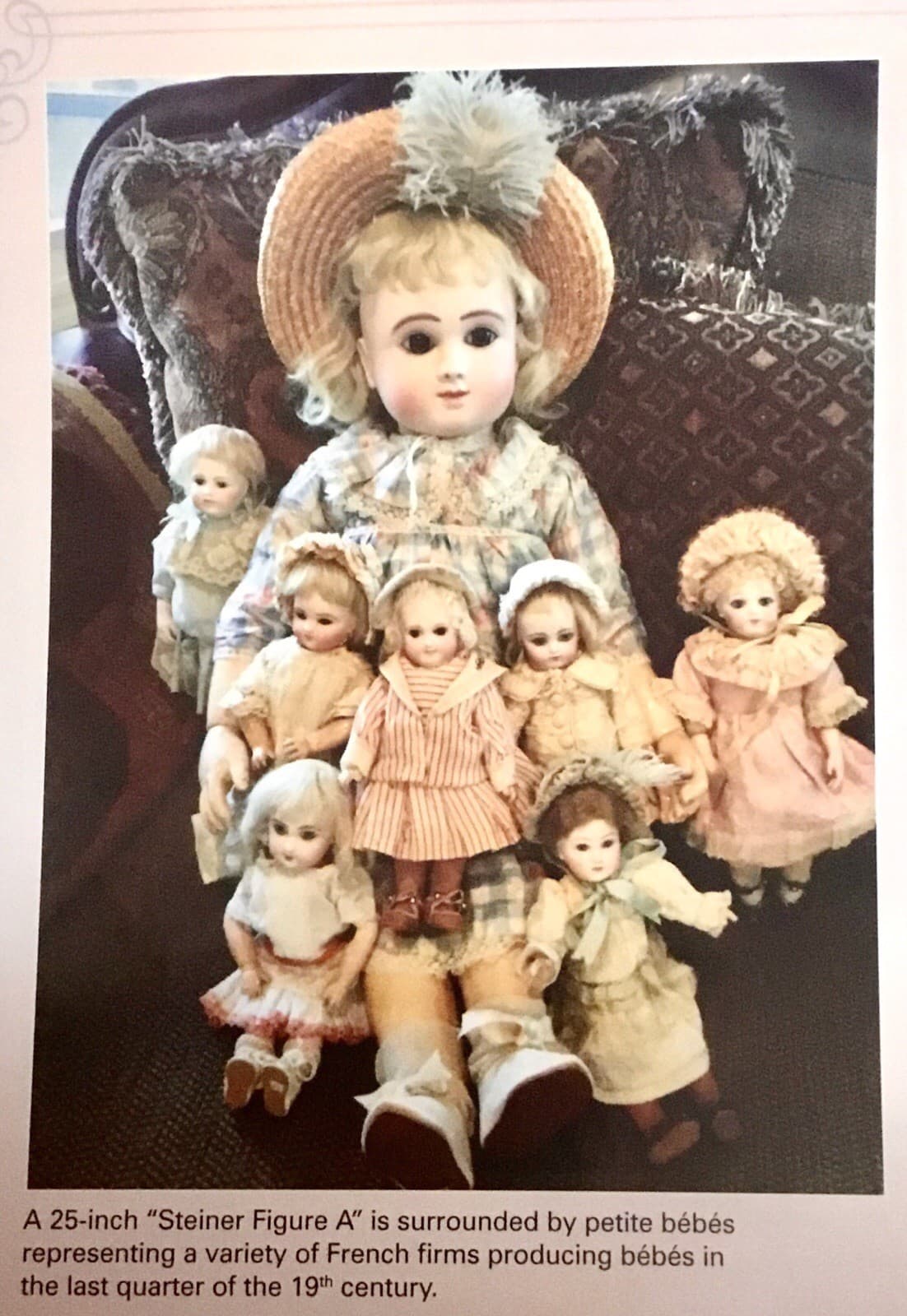 9p History Article   Pics - Antique Petites Bebe French Bisque Dolls Under 15" 6