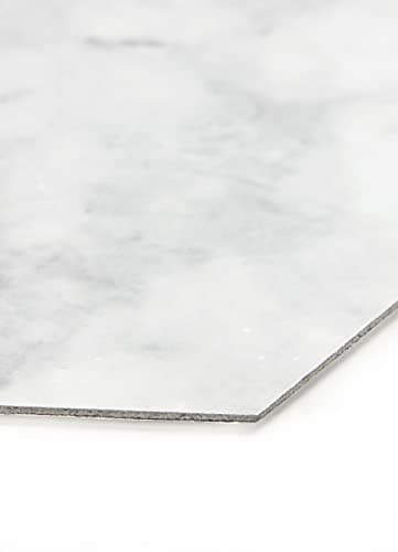  9" x 10.4" Milena Peel & Stick Hexagon Vinyl Floor Tiles (10 Tiles), (4.5  6