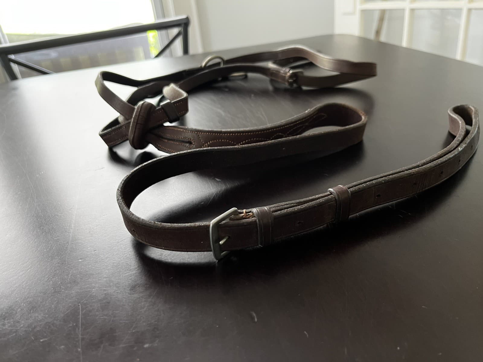 Huntseat Martingale Brown Used Tack Full Size 5