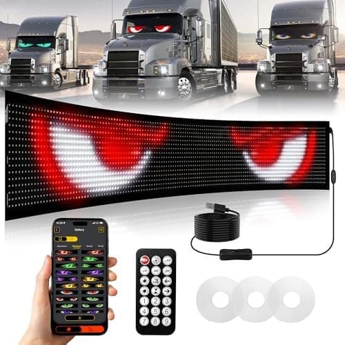52.3 * 7.5 in Large Size Truck and RV LED Eye Light, Flexible Devil Eyes Light 3