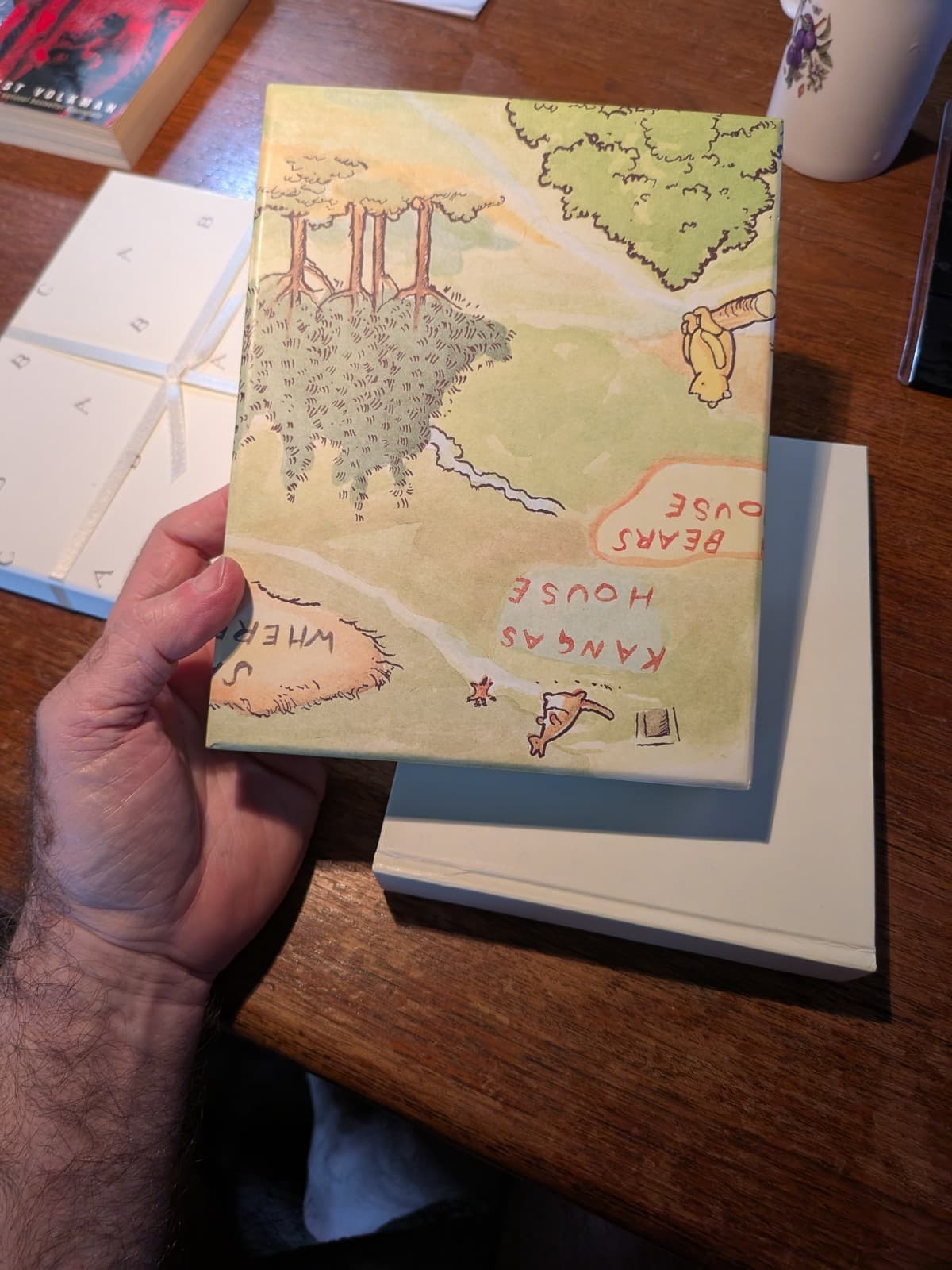 Marks and Spencer classic Pooh photo album New, ribbon box great for baby gift 4