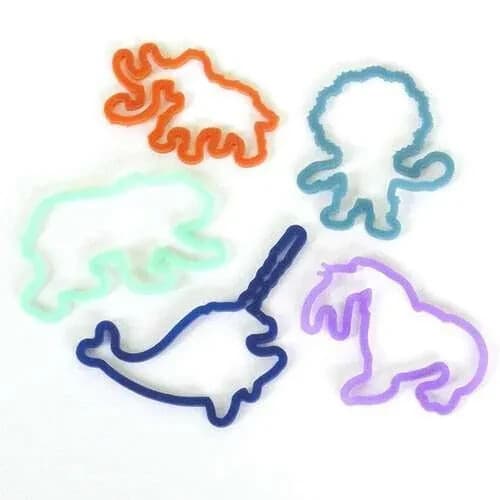 Sillybandz Arctic 24 Pack Shaped Silicone Bracelets NEW 2