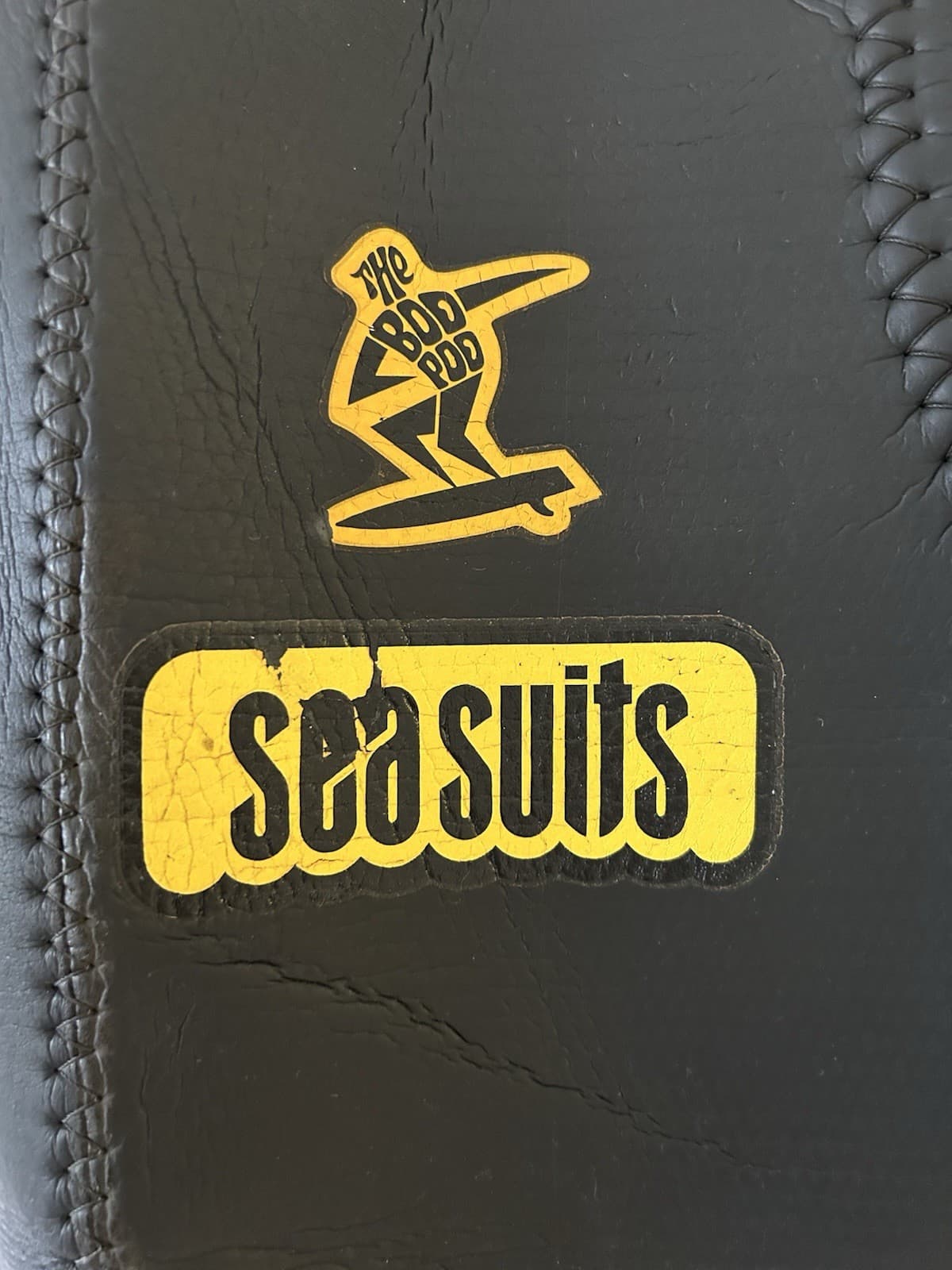 Vtg 1960s SEA SUITS “Bod Pod” Rubatex Wetsuit Surfing Dru Harrison Farmer John 3