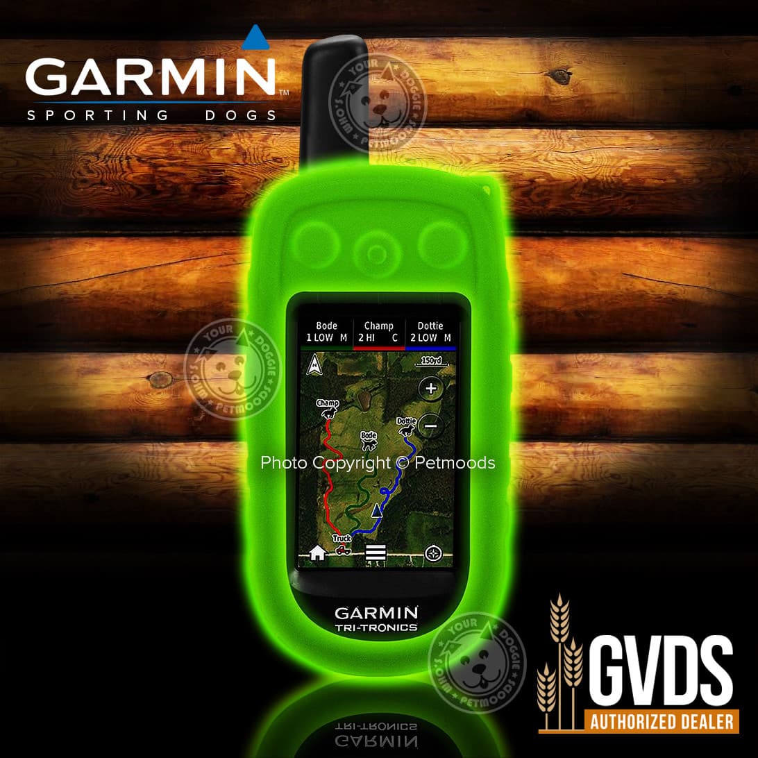 Garmin Alpha 100 Flexible Protective Silicone Gel Cover Case Night Glow by GVDS