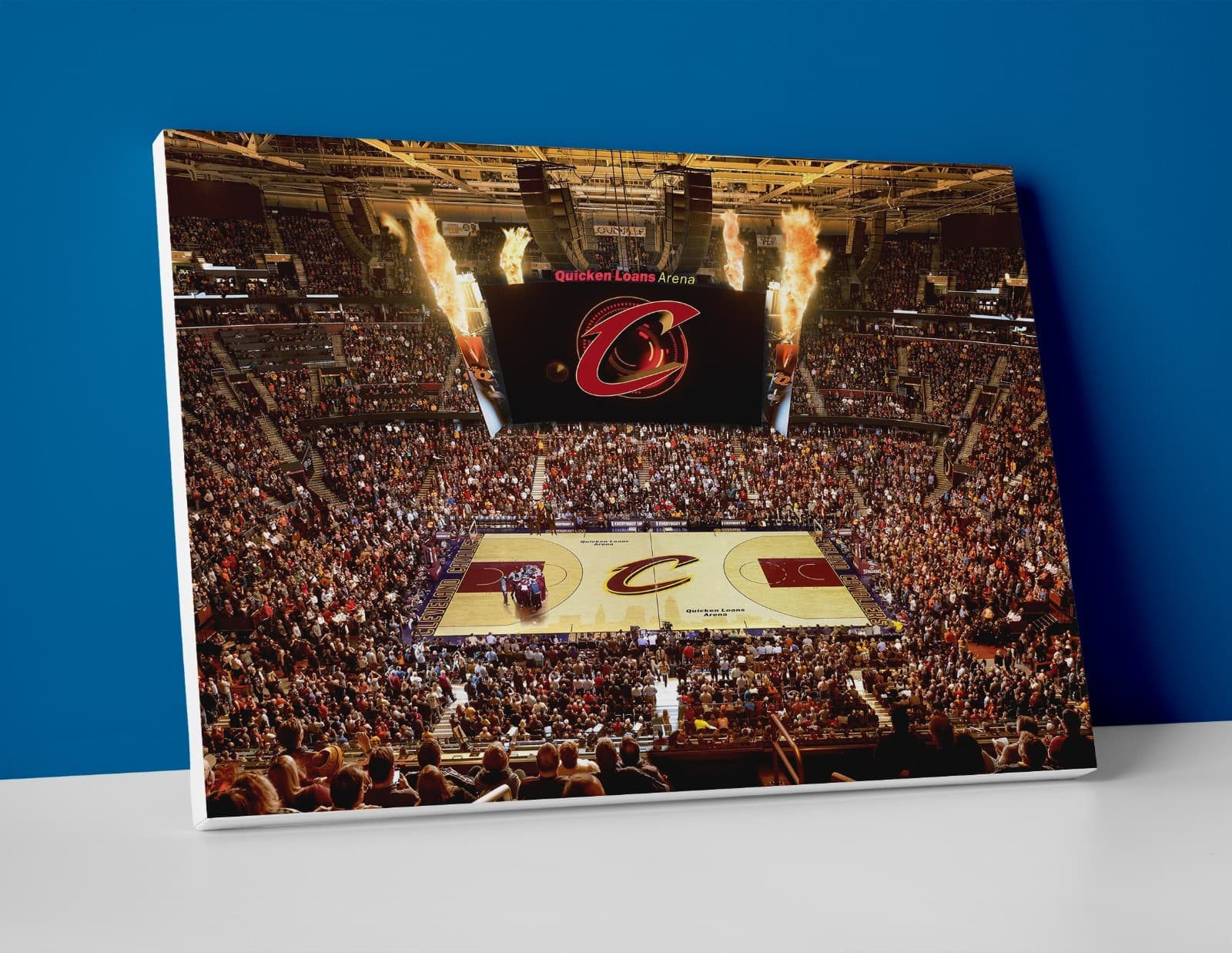Cleveland Cavaliers Arena Poster or Canvas - Cleveland Cavaliers Wall Art