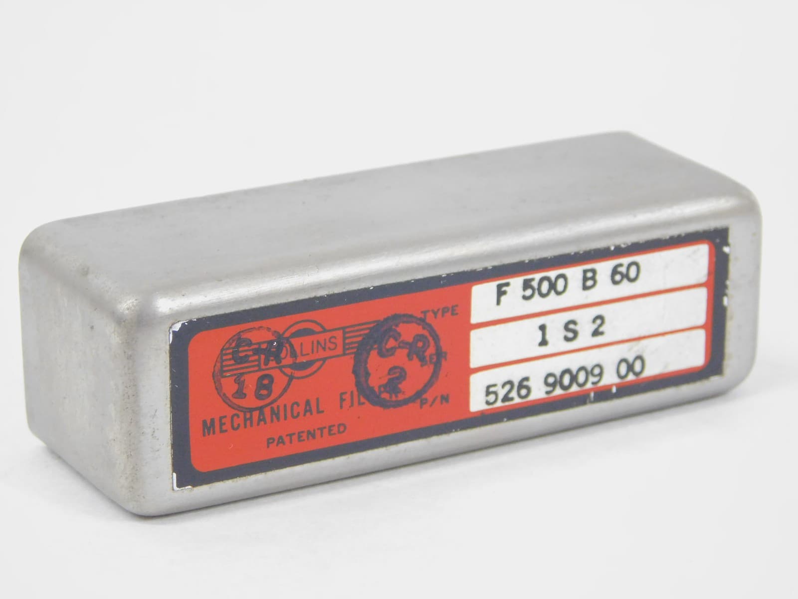 Collins 526-9009-00 F500B-60 Mechanical Filter for 51J-4 Receiver (scarce)