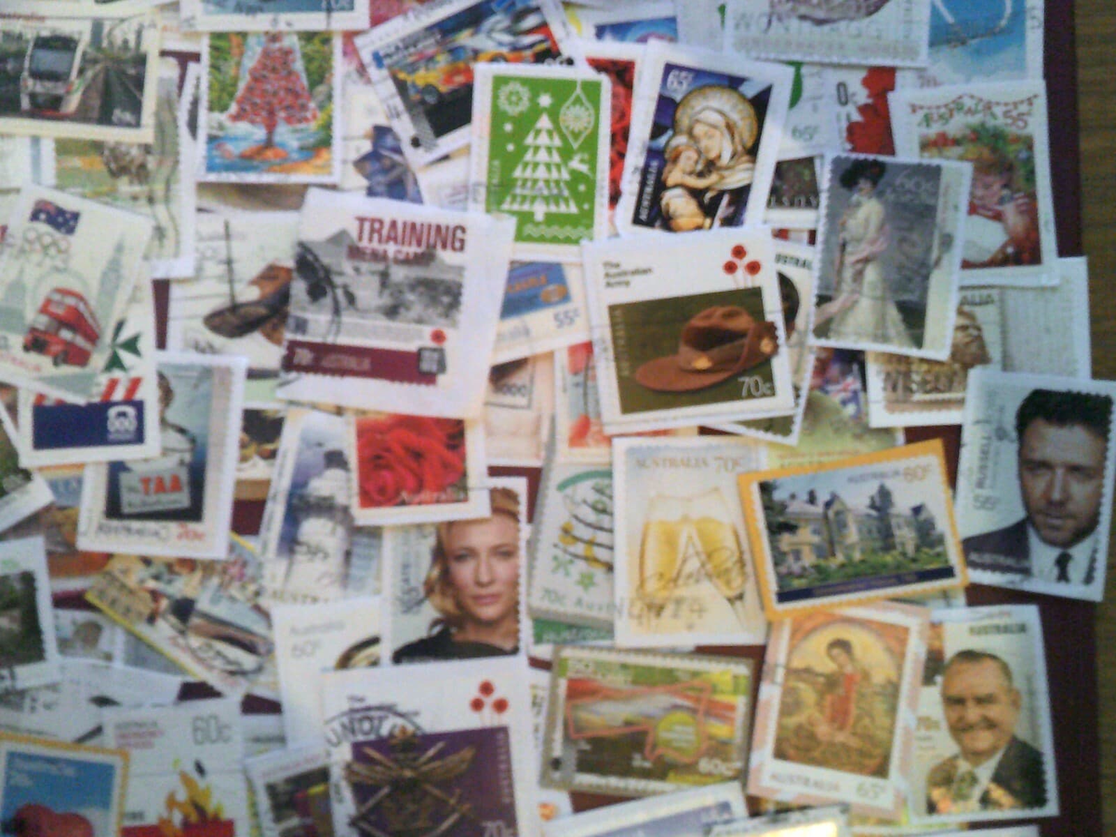 Australia Kiloware stamps High Values used , 290 Different ,. 4