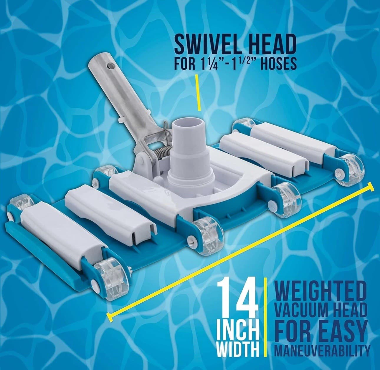 U.S. Pool Supply 14" Manual Vacuum Head for Inground Pools USP VH-113 S13 2