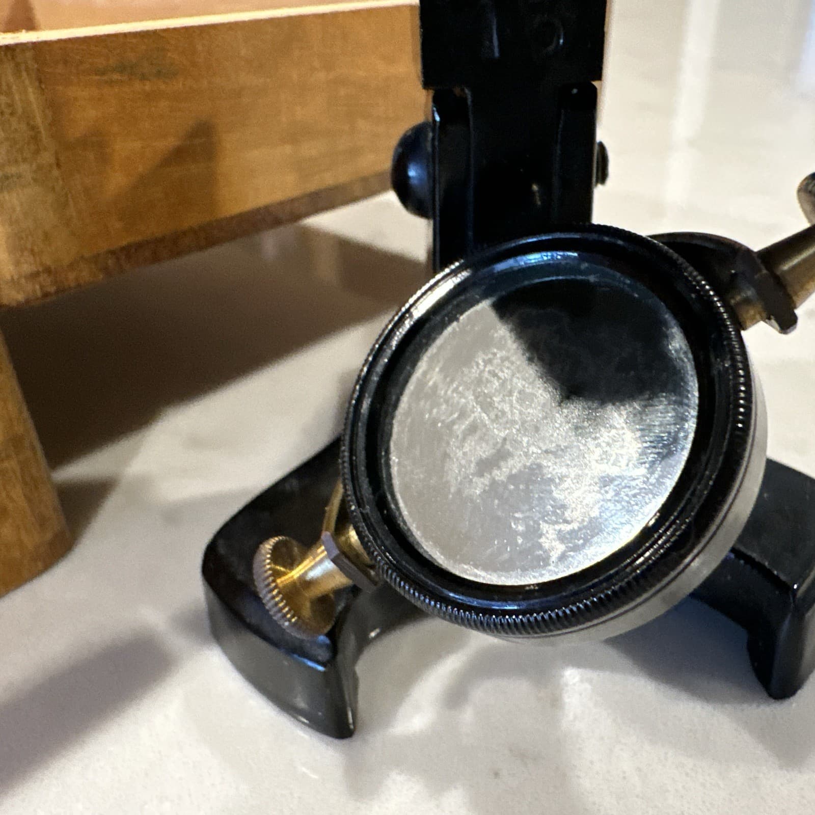 Antique Brass Number 13 Field Microscope 4