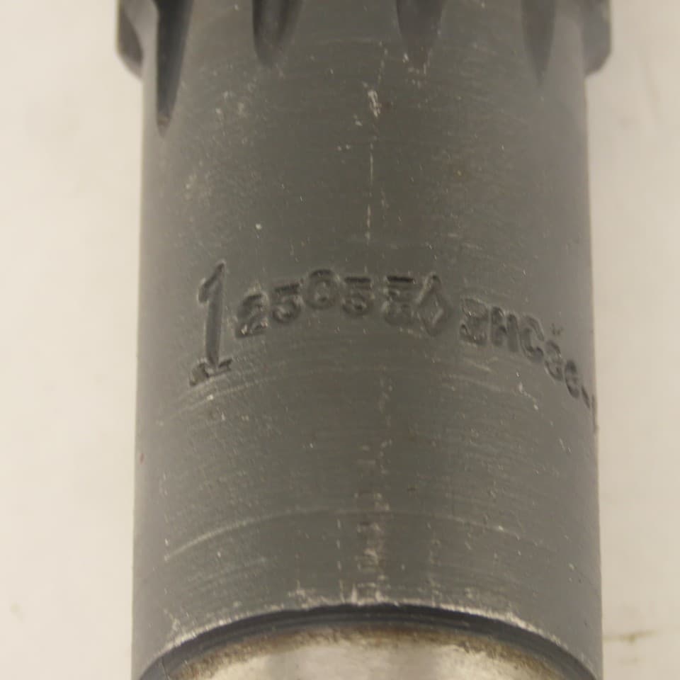 1" Straight 10  Flute Reamer Morse Taper MT3 Shank 5" Flute Length 2