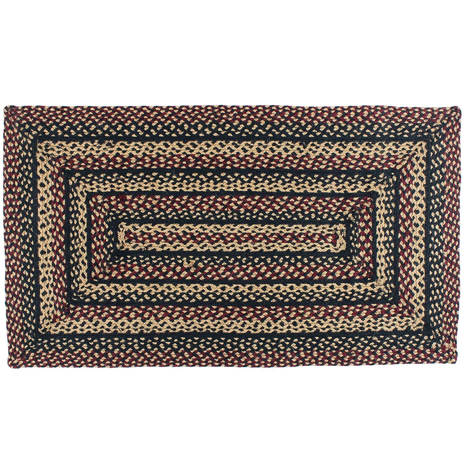 Blackberry Braided Area Rug By IHF Rugs. Oval & Rectangle. Many Sizes.  2
