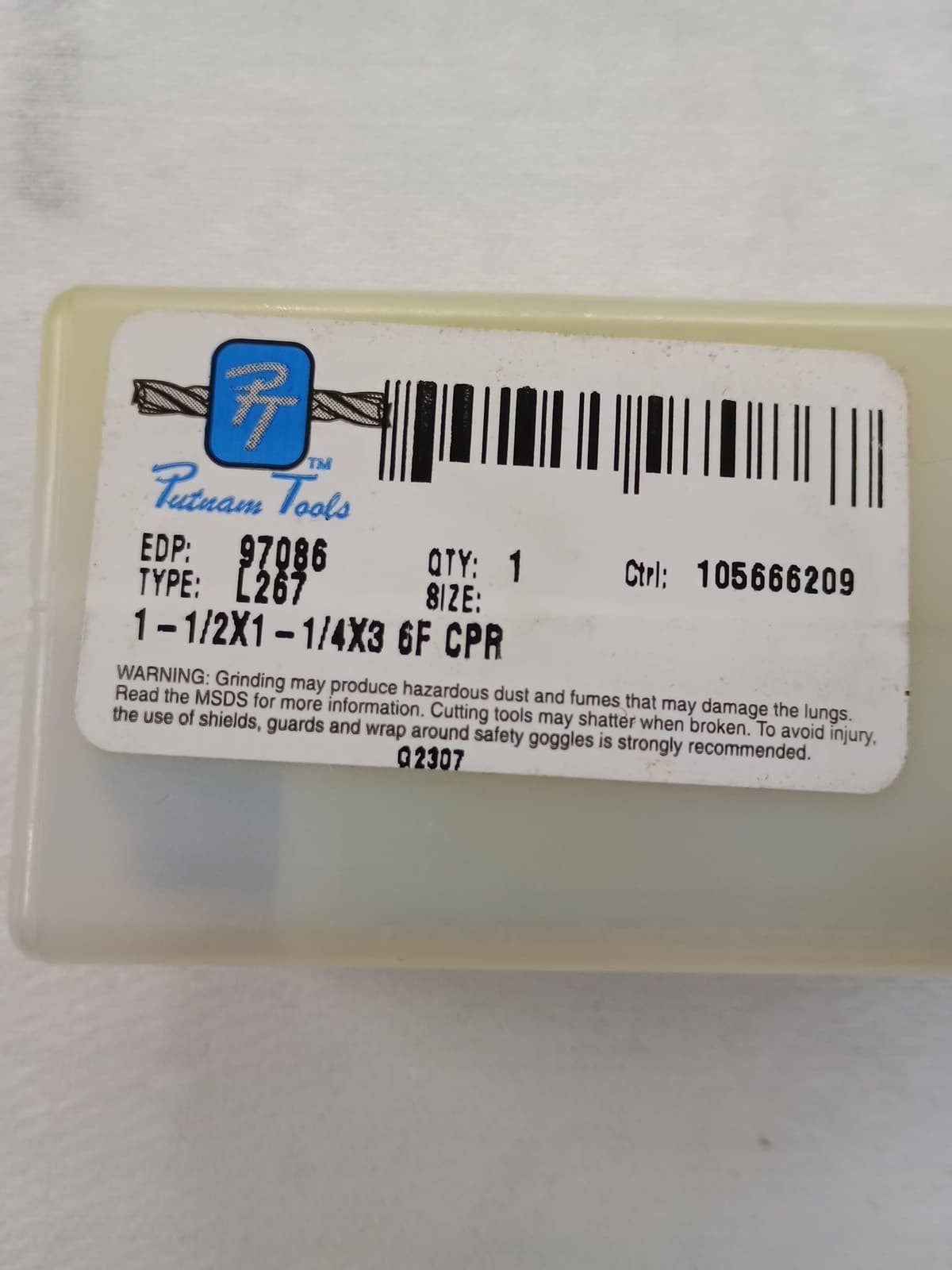 Roughing End Mill 1-1/2" x 1-1/4" x 3" 6 FL Cobalt Putman Tools 6