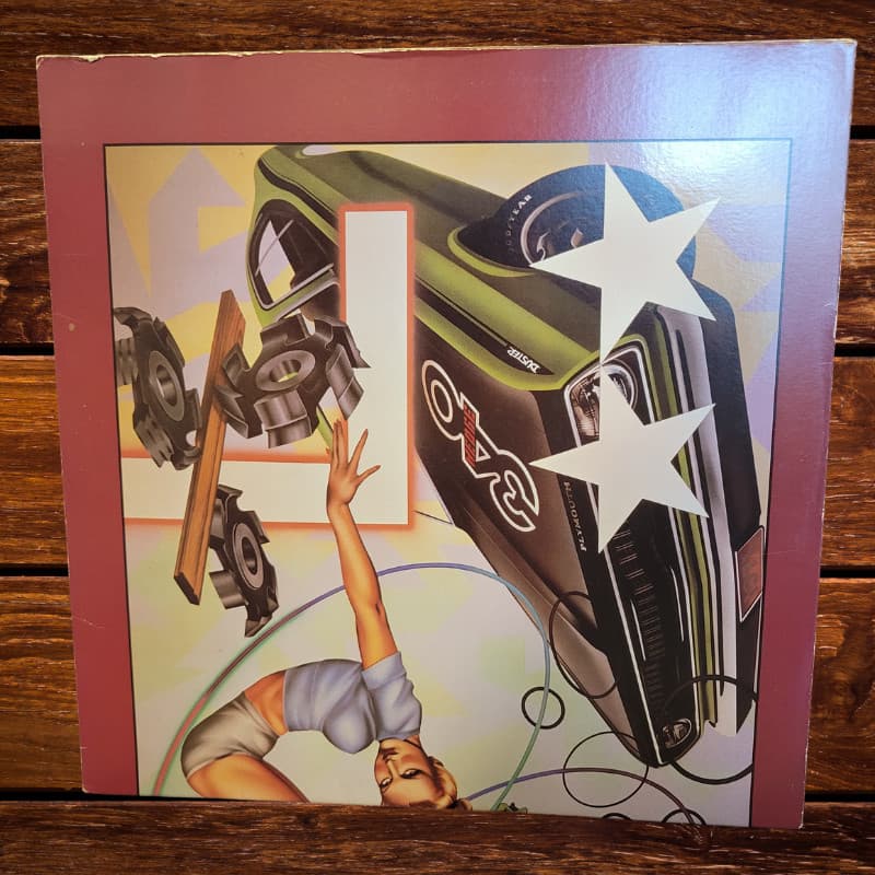 The Cars signed lp***Heartbeat City***5 members 2