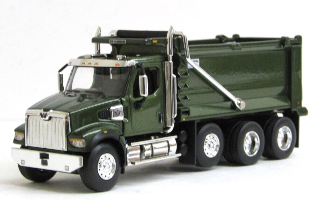 DCP green Westernstar 49X tri axle dump truck new no box 1/64