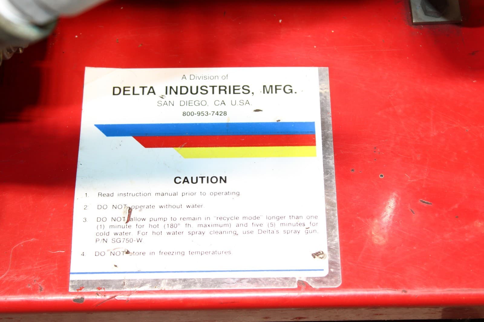 Delta Hydro Industries Fire Hose Test Pump Electric 0-1000 PSI Tester FREE SHIP 2