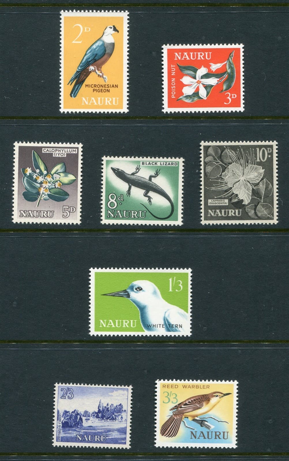 Nauru #49-56 Birds Complete Set [Mint Never Hinged]