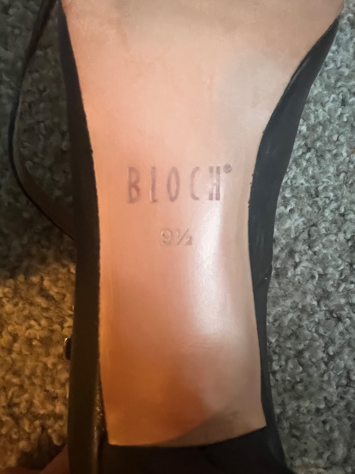 Bloch Cabaret Character Shoes. Size 9.5 X, Black. New in box.  3