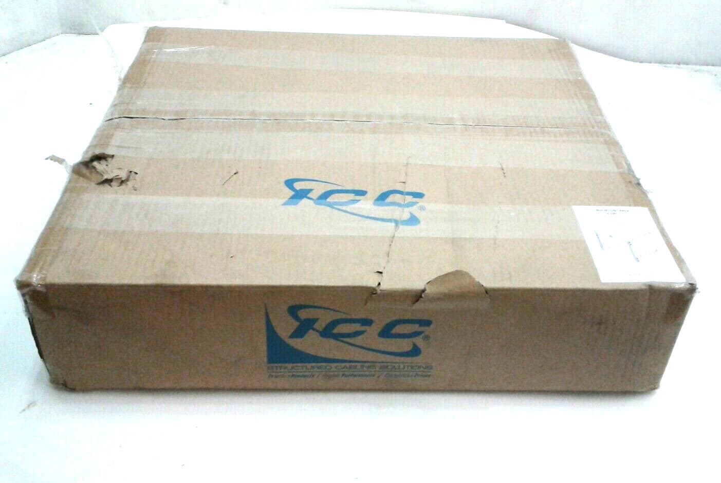 ICC Wall Mount Rack 8RMS Black ICCMSWMR08 19.75"Width x 17.75"Height x 18"Depth 6