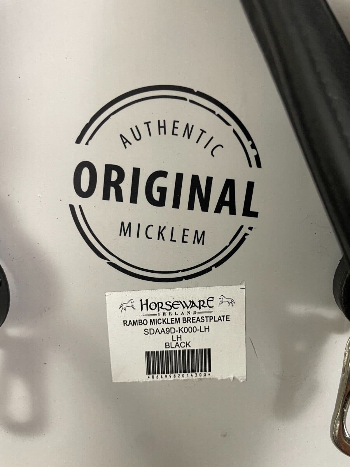 Horseware Rambo Micklem Breastplate Black Large Horse Running Martingale 3