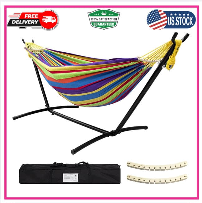 Hamaca Amacas De Patio Amaca Con Base Mexicanas Para Casa Patio Camping NEW