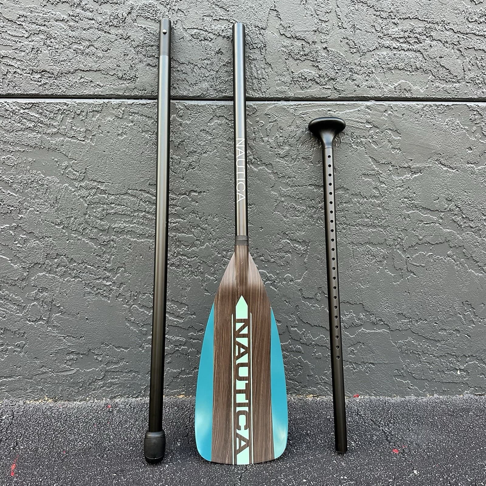 3-Piece Adjustable SUP Paddle –Lightweight, Floating Aluminum Shaft (Nautica) 4