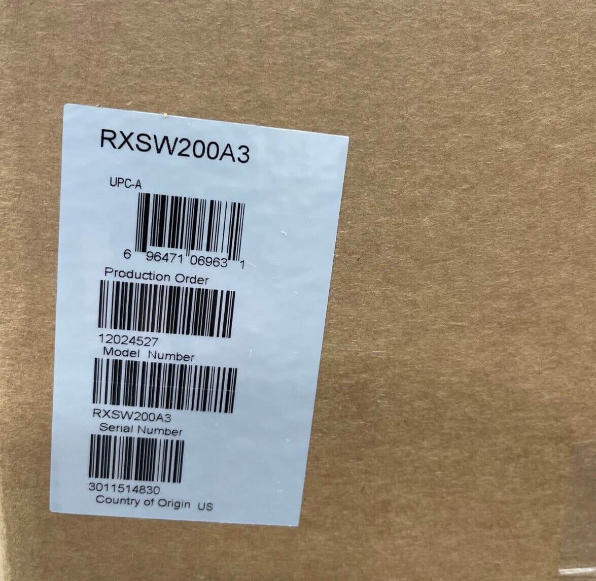 New, Generac, Service Entry Rated, RXSW200A3, 200 AMP AUTOMATIC TRANSFER SWITCH 5