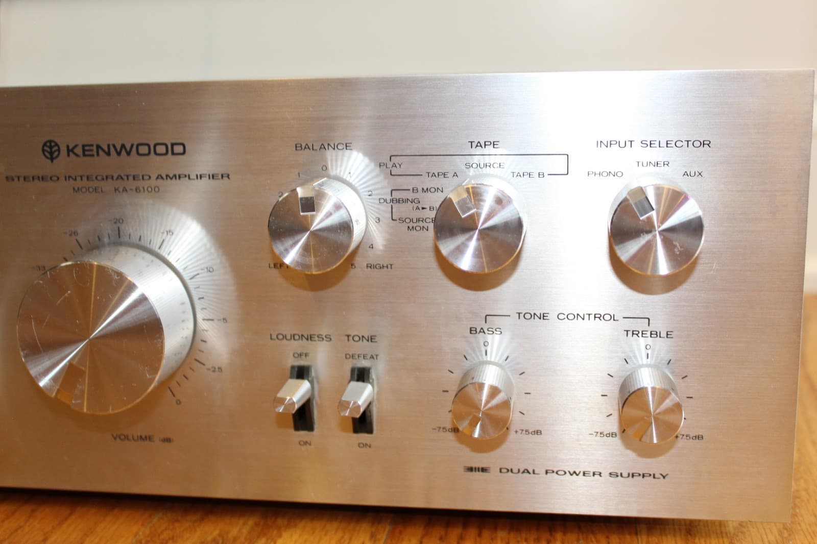 Kenwood KA-6100 Stereo Integrated Amplifier - Tested - Clean Condition 5