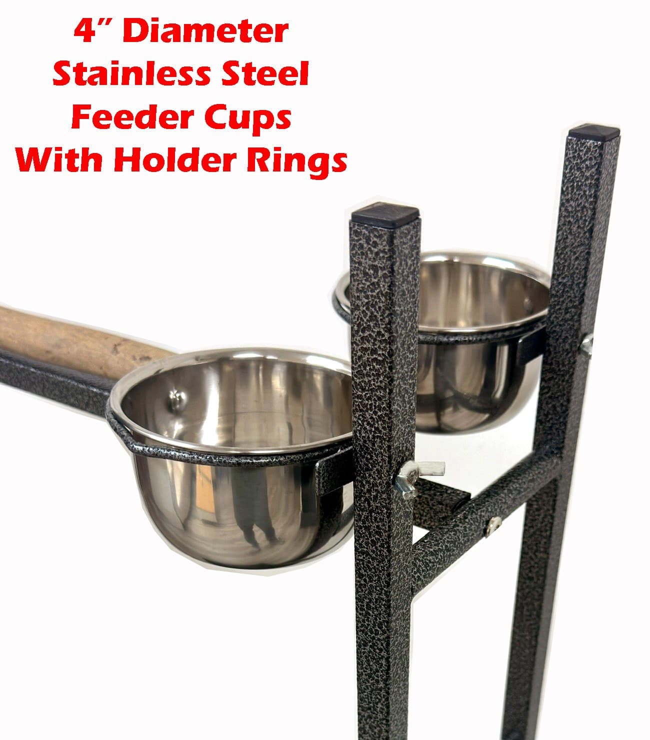 65.5" X-Large Parrot Bird Wood Perch Play Gym Ground Climbing Ladder Toy Stand 5