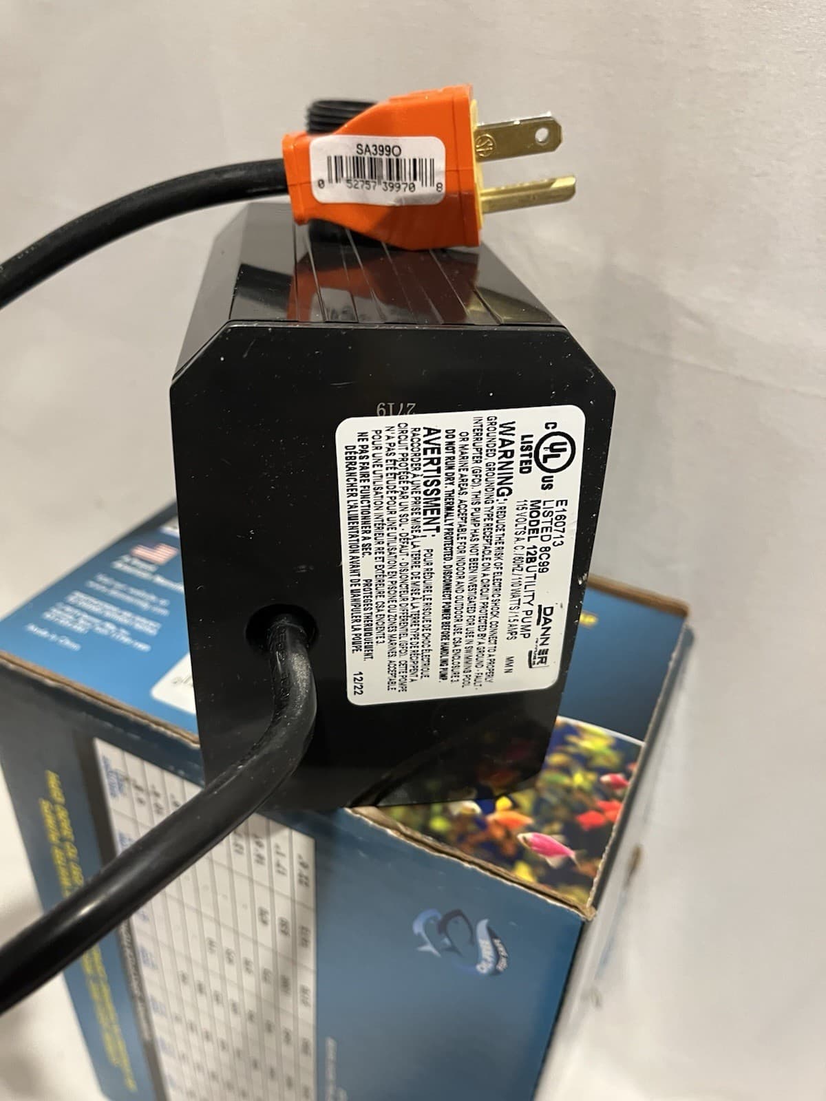 Supreme Aqua-Mag 1200 GPH Magnetic Drive Aquarium/pond Water Pump foam filter 6