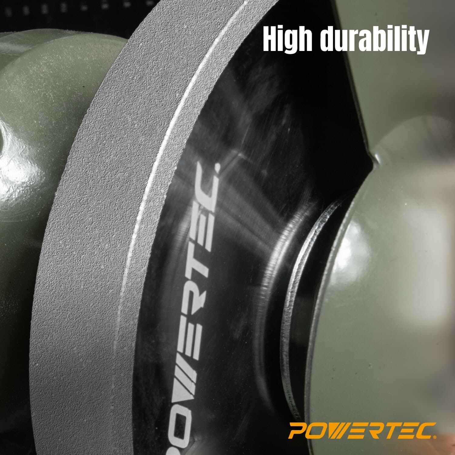 POWERTEC 15700 CBN Grinding Wheel 8 inch 180 Grit, 1" Wide with 5/8" Arbor, 1PK 5