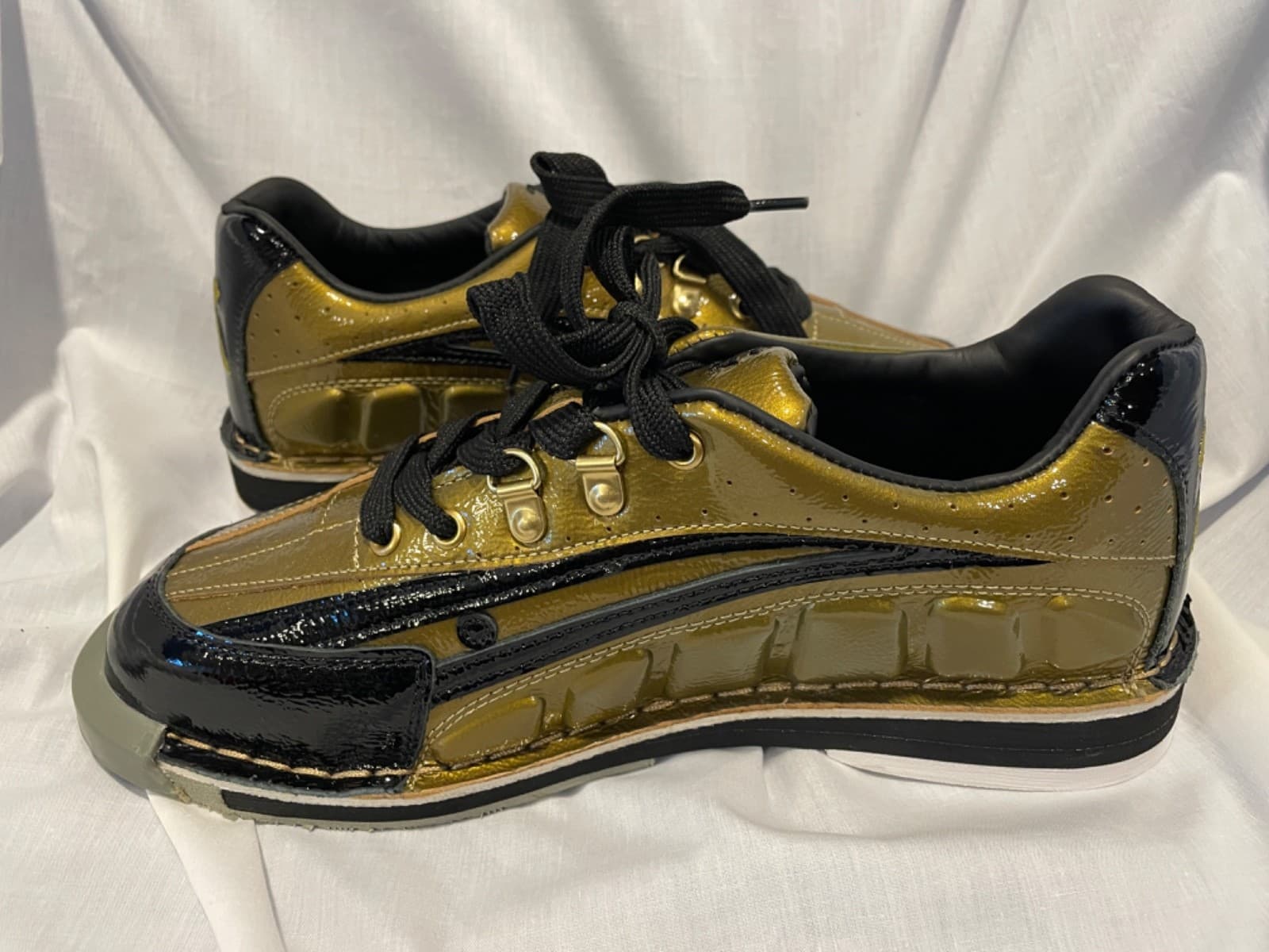 3G Bowling Shoes Mens 11.5 Belmo Tour S Gold Right Handed S3023 2