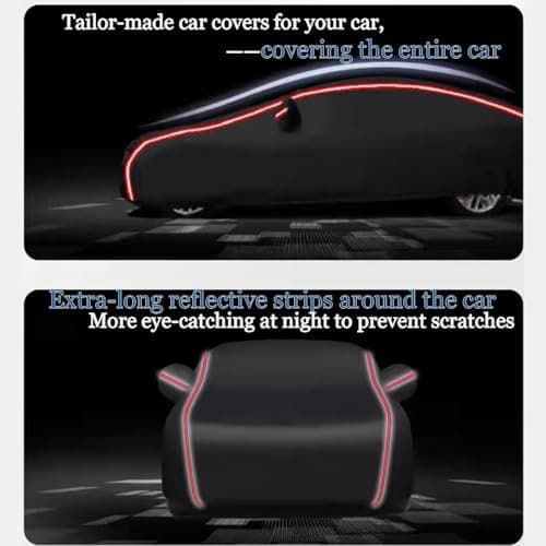 Outdoor Car Cover Compatible with Corvette Waterproof All Weather 210T C3 4