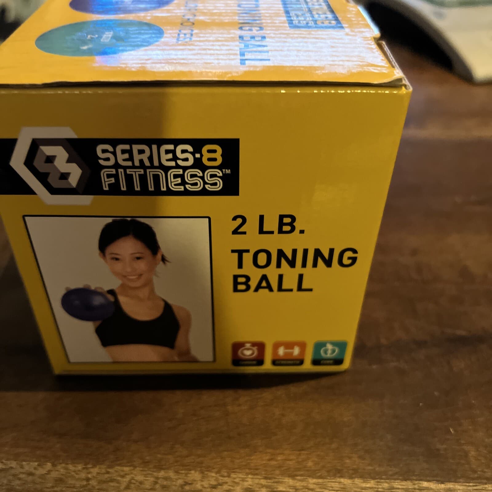 Series 8 Fitness 2 lb Toning Ball Green Exercise Workout New In Box Strengthen 3